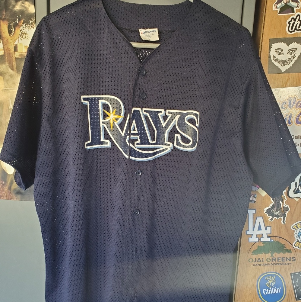 Blue baseball jersey